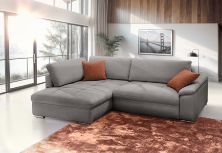 exxpo - sofa fashion, exxpo - sofa fashion Ecksofa »Casa Grande inkl. Bettfunktion, Bettkasten, bequem«, L-Form, guter Sitzkomfort, grosse Liegefläche, exxpo - sofa fashion Ecksofa »Casa Grande inkl. Bettfunktion & Bettkasten, OTTOs Choice, bequem« Breite 268cm, L-Form, guter Sitzkomfort, grosse Liegefläche