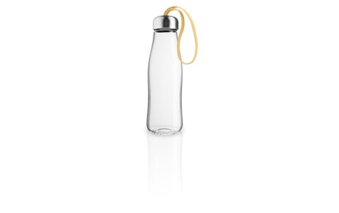 Eva Solo, Trinkflasche / Glas - 0,5 l - Eva Solo gelb en glas, 
