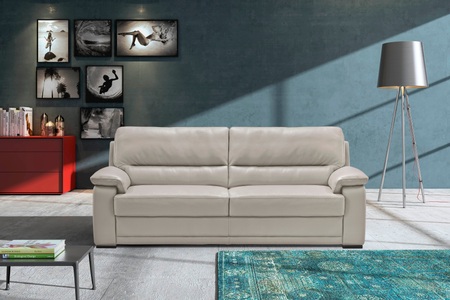 Egoitaliano, Egoitaliano 2,5-Sitzer »Doris«, Egoitaliano 2,5-Sitzer »Doris, modernes Designersofa, Ledersofa mit erstklassiger Sitzqualität« edle Detailverarbeitung, perfekte Polsterung, aus hochwertigem Leder
