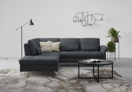 INOSIGN, INOSIGN Ecksofa »Palm Beach«, Federkern, mit Sitztiefenverstellung, wahlweise mit Bettfunktion, Bettkasten und Armteilverstellung, INOSIGN Ecksofa »Palm Beach L-Form«, Federkern, mit Sitztiefenverstellung, wahlweise mit Bettfunktion