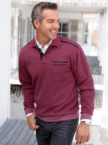 MARCO DONATI, Marco Donati Sweatshirt mit Brusttasche, Sweatshirt