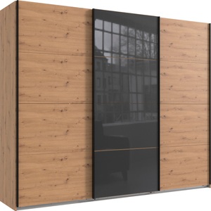 Wimex, Wimex Schwebetürenschrank »Norderstedt«, INKLUSIVE 2 Stoffboxen und 2 zusätzliche Einlegeböden, Wimex Schwebetürenschrank »Norderstedt«, INKLUSIVE 2 Stoffboxen und 2 zusätzliche Einlegeböden, mit Glastür