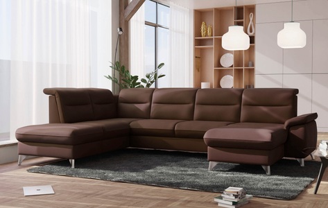 SCHÖNER WOHNEN LAMINAT, SCHÖNER WOHNEN LAMINAT Wohnlandschaft, wahlweise mit motorischer Relaxfunktion, sit&more Wohnlandschaft »Astoria U-Form«, wahlweise mit motorischer Relaxfunktion