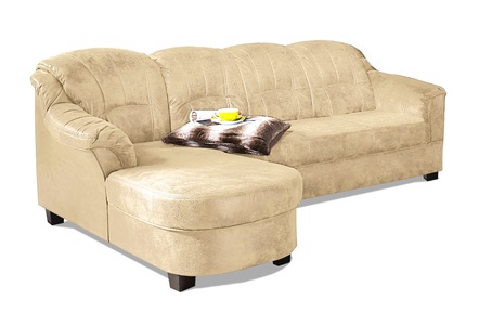 HOME AFFAIRE, Home affaire Ecksofa »Budapest«, wahlweise mit Bettfunktion, mit Recamiere oder Ottomane, 