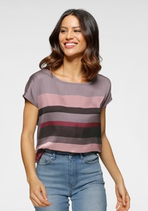 Laura Scott Blusenshirt, in modischem Streifen-Design