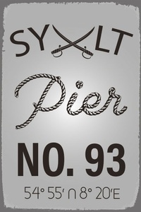 QUEENCE, queence Metallbild »Pier«, Sprüche, (1 St.), queence Metallbild »Pier«, Sprüche, (1 St.)