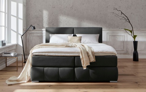 Guido Maria Kretschmer Home&Living Boxspringbett »Wehma«, inkl. Topper in 3 verschiedenen Matratzen, auch in Samtstoff