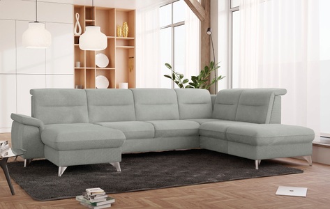 SCHÖNER WOHNEN LAMINAT, SCHÖNER WOHNEN LAMINAT Wohnlandschaft, wahlweise mit motorischer Relaxfunktion, sit&more Wohnlandschaft »Astoria U-Form«, wahlweise mit motorischer Relaxfunktion