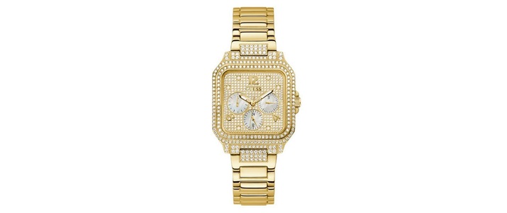 Guess, Guess DECO Uhren Damen, Guess - Multifunktionsuhr, Deco, 35mm, Gold
