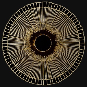 LEONIQUE, Leonique Leinwandbild »Das Auge«, Abstrakt, (1 St.), Akustikbild mit sehr guten Schallabsorptions-Eigenschaften, Leonique Leinwandbild »Das Auge«, Abstrakt-Abstrakte-Kunst-Modern, (1 St.), Akustikbild mit sehr guten Schallabsorptions-Eigenschaften
