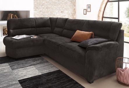 SIT&MORE, sit&more Ecksofa, sit&more Ecksofa »Pandora L-Form«, wahlweise mit Bettfunktion und Bettkasten