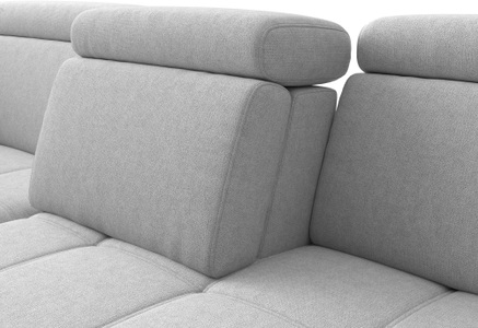 Sit & More, sit&more Ecksofa "Vanity" Inkl.Sitz-,Kopf-und Armteilverstellung