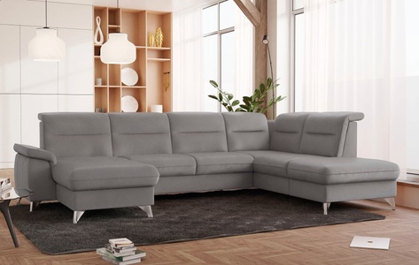 SCHÖNER WOHNEN LAMINAT, SCHÖNER WOHNEN LAMINAT Wohnlandschaft, wahlweise mit motorischer Relaxfunktion, sit&more Wohnlandschaft »Astoria U-Form«, wahlweise mit motorischer Relaxfunktion