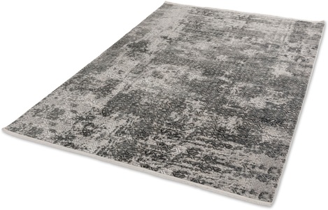 Schöner Wohnen Kollektion, SCHÖNER WOHNEN-Kollektion Teppich »Vision 213«, rechteckig, 7 mm Höhe, Viskoseteppich mit Glanz, Wohnzimmer, Schöner Wohnen - Tuft-/Webteppich Vision - anthrazit - Polyester - 160/230 cm
