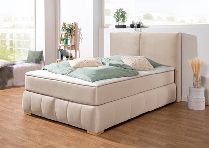 Guido Maria Kretschmer Home&Living Boxspringbett »Wehma«, inkl. Topper in 3 verschiedenen Matratzen, auch in Samtstoff