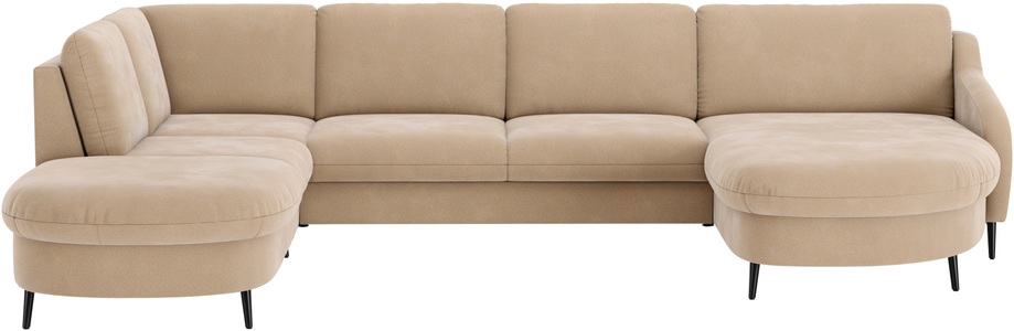 sit&more Wohnlandschaft »Soul U-Form«, wahlweise mit Bett und Bettkasten