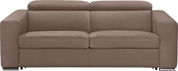 Egoitaliano, Egoitaliano Schlafsofa »Cabiria«, Sofa inkl. Schlaffunktion, Kopfteile verstellbar, mit Metallfüssen, Egoitaliano Schlafsofa »Cabiria, Design und super Sitz- und Liegekomfort« Sofa inkl. Schlaffunktion, Kopfteile verstellbar, mit Metallfüssen