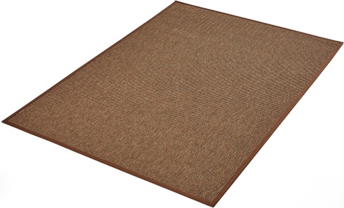 DEKOWE, Dekowe Teppichboden »Naturino Prestige Spezial«, rechteckig, Flachgewebe, Uni Farben, Sisal Optik, In- und Outdoor geeignet, 