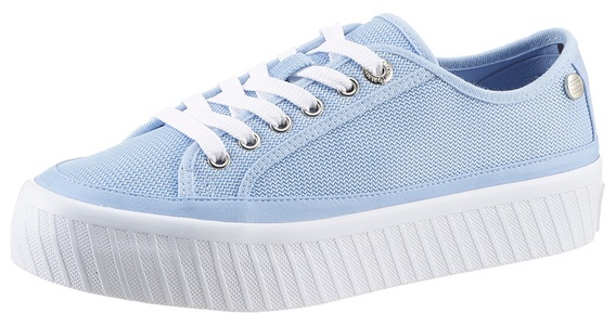 Tommy Hilfiger, Tommy Hilfiger Plateausneaker »PLATFORM VULCANIZED SNEAKER«, mit Logo an der Ferse, 