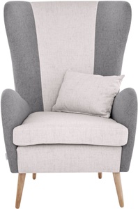 Guido Maria Kretschmer Home&Living Sessel »Salla Bezug Bouclé oder Struktur fein«, wahlweise mit oder ohne Hocker; grosser Sessel: Masse B/T/H: 78/94/118cm