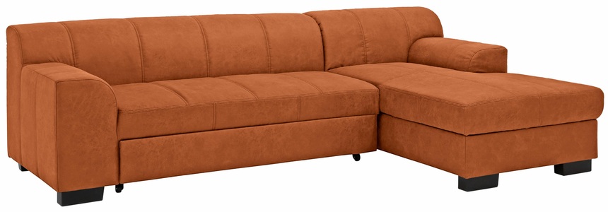 HOME AFFAIRE, Home affaire Ecksofa »Falk«, mit Federkern und wahlweise mit Bettfunktion und Bettkasten, 