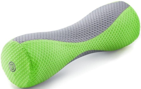 Maximex, Faszienrolle mit Vibrationsmassage Maximex grün / grau, Maximex Massagerolle, einfache Handhabung