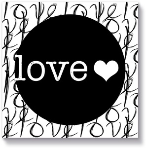 Artland, Artland Holzbild »Liebe II«, (1 St.), Artland Holzbild »Liebe II«, Sprüche & Texte, (1 St.)