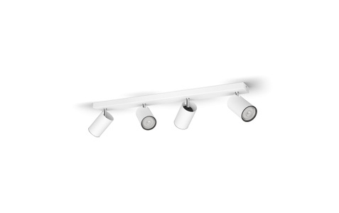 Philips, Philips Deckenspot »Philips KOSIPO bar«, Philips Deckenspot »Philips KOSIPO bar«, 4 flammig, Leuchtmittel GU10 Leuchtmittel wechselbar