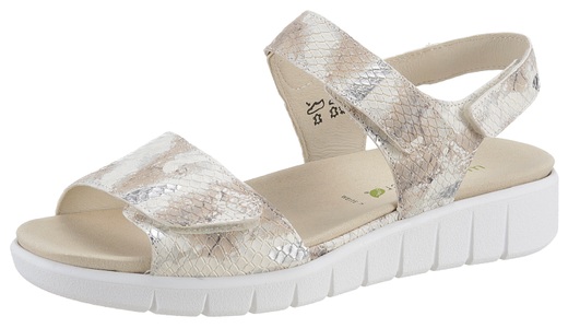 Waldläufer, Waldläufer Riemchensandale »H-Lotta«, mit Reptilprägung, in komfortabler Schuhweite H, 