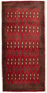 MorgenLand, morgenland Wollteppich »Turkaman Teppich handgeknüpft rot«, rechteckig, 8 mm Höhe, morgenland Wollteppich »Turkaman Teppich handgeknüpft rot«, rechteckig, 8 mm Höhe