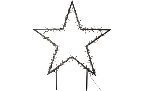 Star Trading, LED-Dekoleuchte Spiky mit Erdspießen, 80 cm, Parforce Traditional Hunting LED Dekofigur »Trading LED-Figur Stern Spiky«