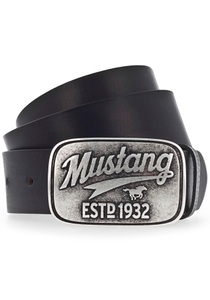 Mustang, MUSTANG Koppelgürtel, MUSTANG Koppelgürtel, mit Logoschnalle im Used-Look, Western Look