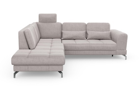 sit&more Ecksofa »Bendigo V«, inklusive Sitztiefenverstellung, Bodenfreiheit 12 cm, wahlweise in 2 unterschiedlichen Fussfarben