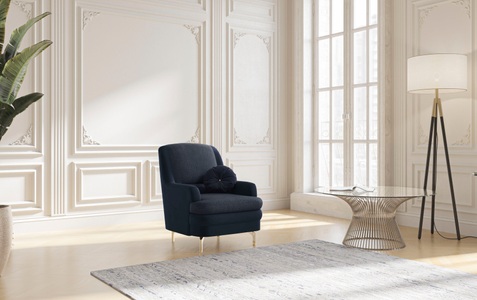 sit&more Sessel »Orient 10 V«, inkl. 1 Zierkissen mit Strass-Stein, goldfarbenfabene Metallfüsse