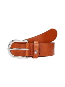 Tommy Hilfiger, Gürtel 'New Danny', Tommy Hilfiger Ledergürtel - Cognac 80 Herren