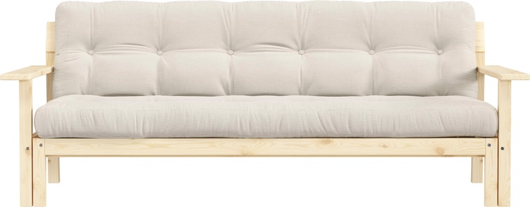 Karup Design, Karup Design Schlafsofa »Unwind«, Mit Holzstruktur, inkl. Futonmatratze, Liegefläche 130x190 cm, Karup Design Schlafsofa »Unwind«, Mit Holzstruktur, inkl. Futonmatratze, Liegefläche 130x190 cm