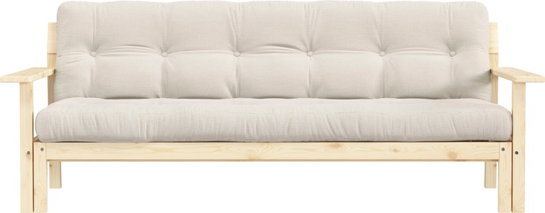 Karup Design, Karup Design Schlafsofa »Unwind«, Mit Holzstruktur, inkl. Futonmatratze, Liegefläche 130x190 cm, Karup Design Schlafsofa »Unwind«, Mit Holzstruktur, inkl. Futonmatratze, Liegefläche 130x190 cm