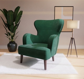 Home affaire Sessel »SICILIA B/T/H: 68/64/88 cm«, moderner Ohrensessel