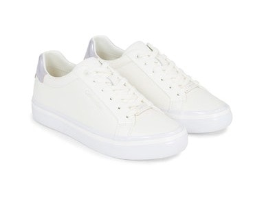Calvin Klein, Calvin Klein Plateausneaker »VULC LACE UP«, mit Kontrastbesatz an der Ferse, 