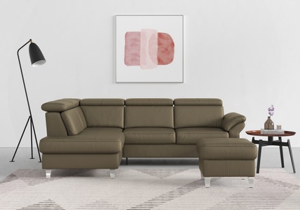 sit&more Ecksofa, inklusive Kopfteilverstellung und Federkern