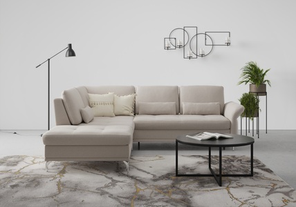 INOSIGN, INOSIGN Ecksofa »Palm Beach«, Federkern, mit Sitztiefenverstellung, wahlweise mit Bettfunktion, Bettkasten und Armteilverstellung, INOSIGN Ecksofa »Palm Beach L-Form«, Federkern, mit Sitztiefenverstellung, wahlweise mit Bettfunktion