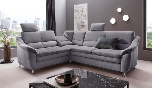 PLACES OF STYLE, Places of Style Ecksofa »Cardoso«, Federkern, wahlweise mit Bett, Schubkasten, teilweise Relaxfunktion, Places of Style Ecksofa »Cardoso L-Form«, Federkern, wahlweise mit Bett, Schubkasten, teilweise Relaxfunktion