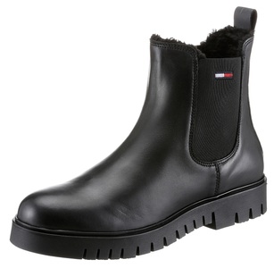 TOMMY JEANS, Tommy Jeans Winterboots »WARMLINED CHELSEA BOOT«, mit Profilsohle, 