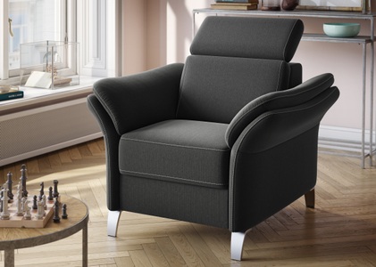 SIT&MORE, sit&more Sessel, sit&more Sessel »Vincenzo«, inklusive Kopfteilverstellung