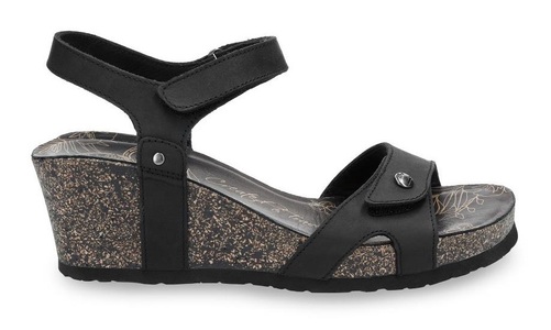 Panama Jack, Panama Jack Damen Hohe Sandalette Schwarz, Panama Jack Julia Damen Hohe Sandalette Schwarz