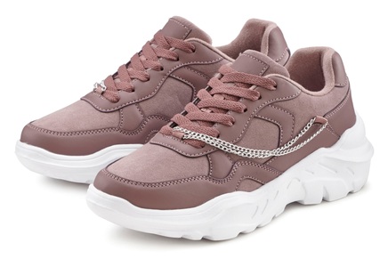 Lascana, LASCANA Sneaker, mit Chunky-Sohle und Ketten-Element VEGAN, 
