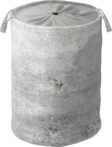 Sanilo, Sanilo Wäschekorb »Beton«, kräftige Farben, samtweiche Oberfläche, mit Deckel, Sanilo Wäschekorb »Beton«, kräftige Farben, samtweiche Oberfläche, mit Deckel