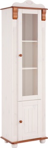 HOME AFFAIRE, Home affaire Vitrine »Adele«, 2trg., Höhe 185 cm, Home affaire Vitrine »Adele«, 2trg., mit Glaseinsatz, Höhe 185 cm, aus massiver Kiefer, FSC®
