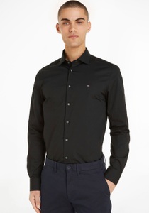 Tommy Hilfiger, Tommy Hilfiger Langarmhemd »LA-Hemd Flex Poplin SF«, 