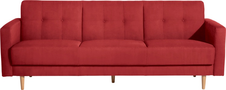 MAX WINZER, Max Winzer® 3-Sitzer »Jesper«, Schlafsofa mit Knopfheftung im Rücken, inklusive Bettkasten, Max Winzer® 3-Sitzer »Jesper Kippcouch mit komfortablem Federkern, klassisch und modern«, Schlafsofa mit Knopfheftung im Rücken, inklusive Bettkasten